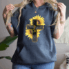 Sunflower Cross PNG sublimation transfer